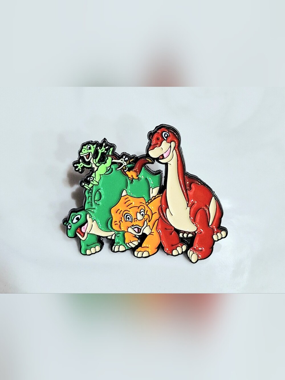 The Land Before Time Dinosaur Large Group Enamel Pin